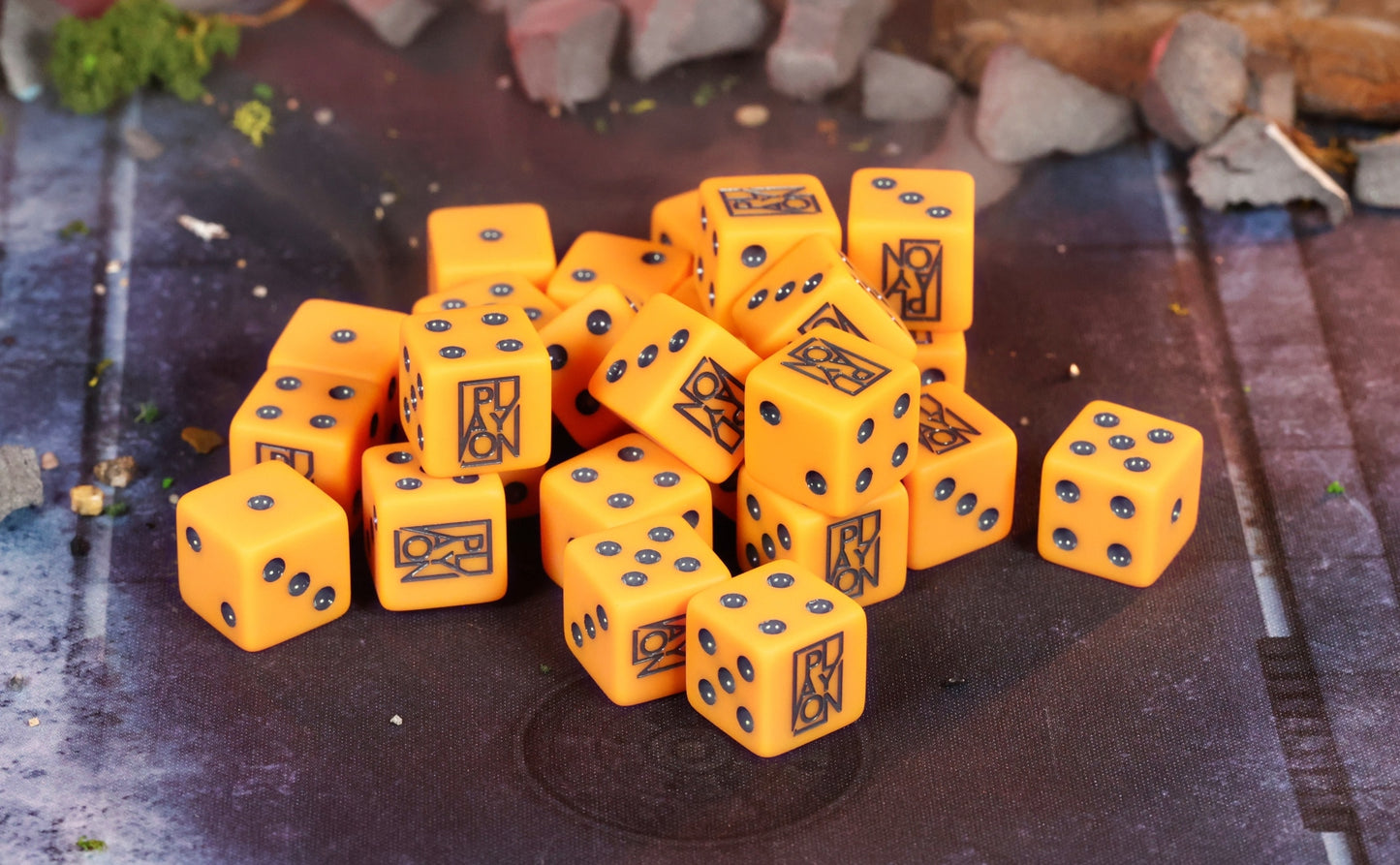 Classic Orange Play On Dice
