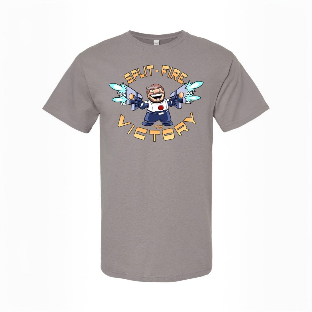 Split-Fire Nick T-Shirt - Gravel Grey
