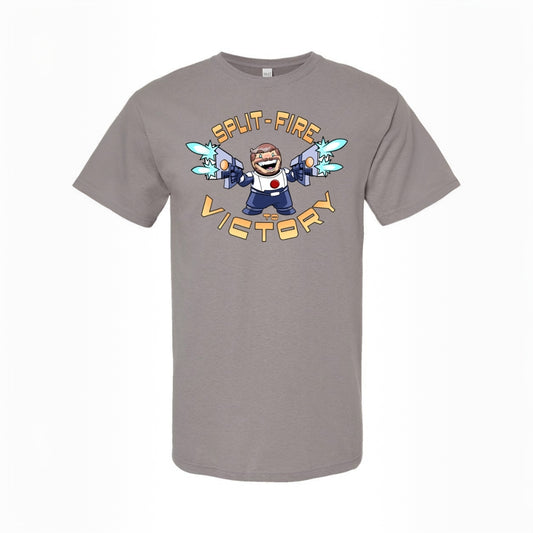 Split-Fire Nick T-Shirt - Gravel Grey