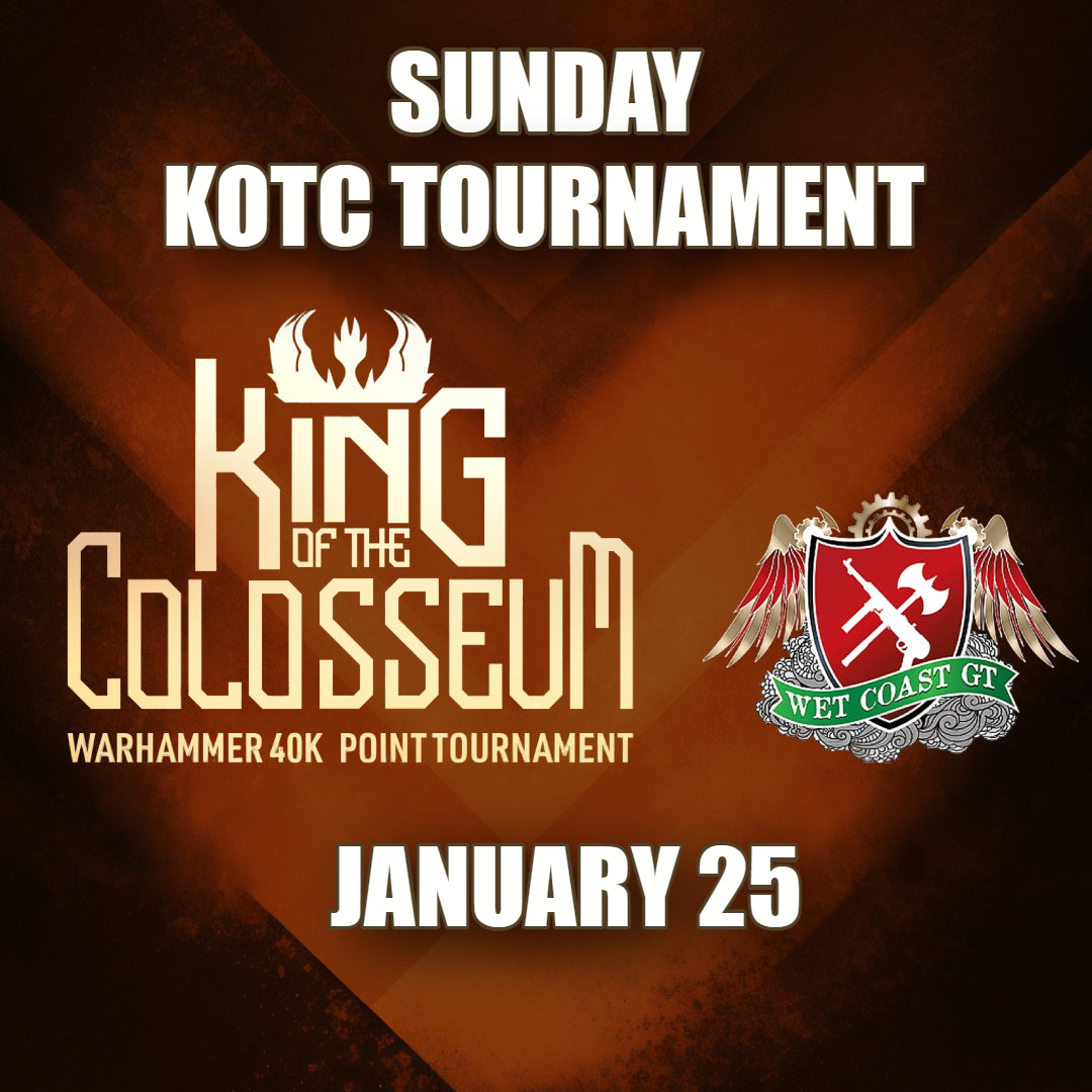 WET COAST KOTC TICKET - JAN 25