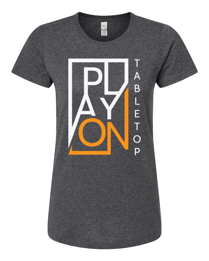 Classic Play On T-Shirt - Dark Heather Grey