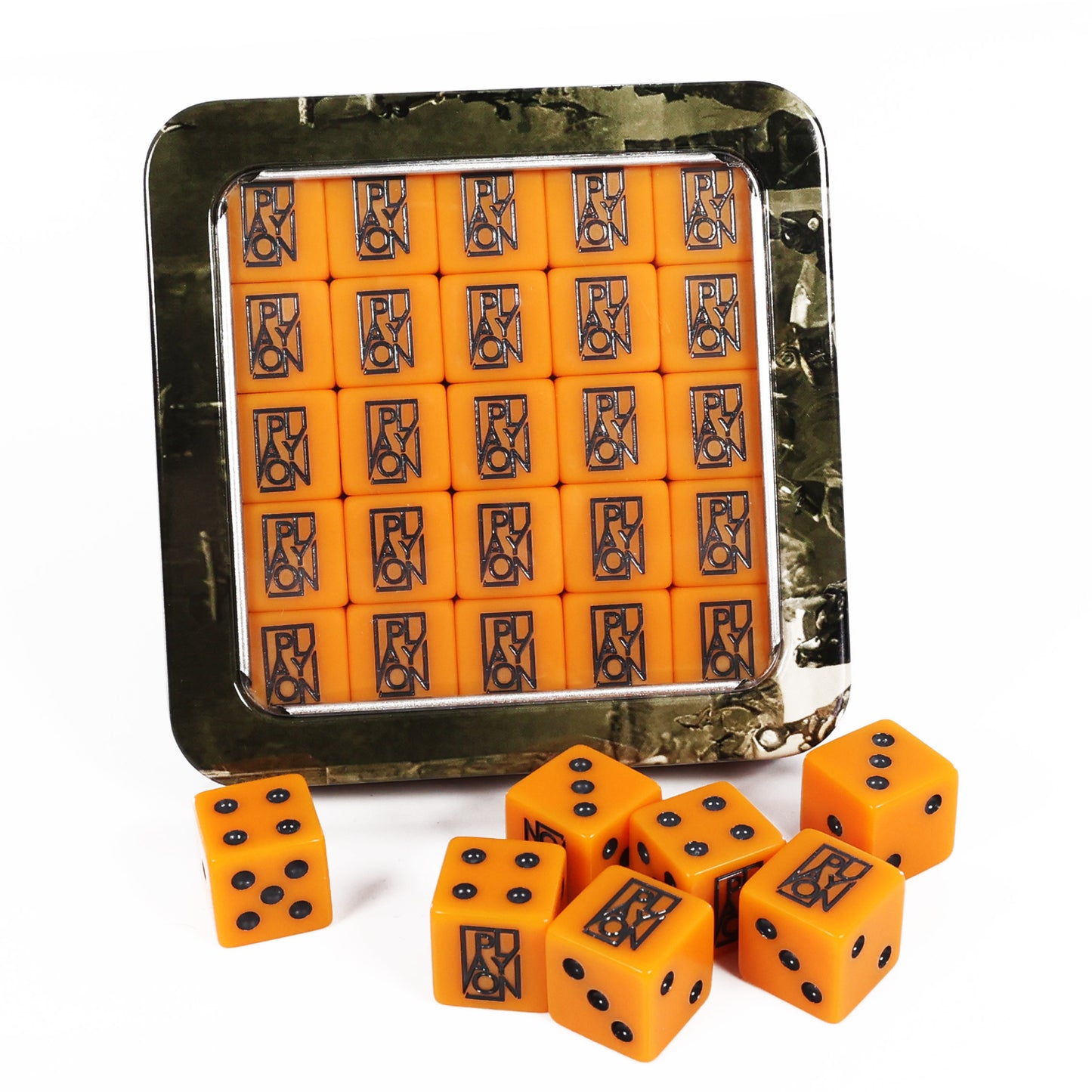 Classic Orange Play On Dice