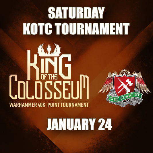 WET COAST KOTC TICKET - JAN 24