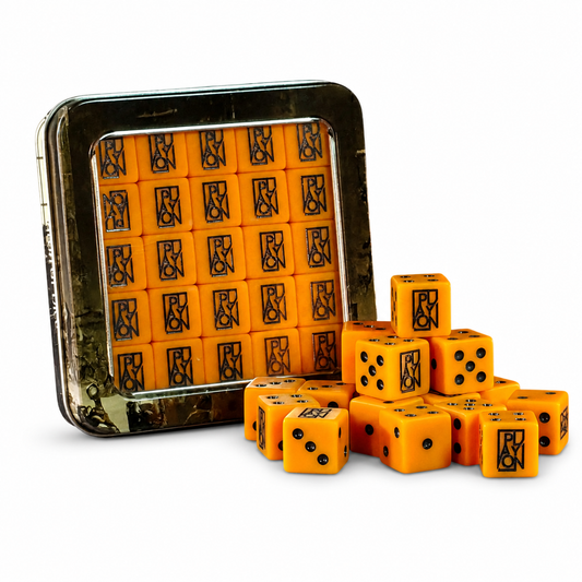 Classic Orange Play On Dice