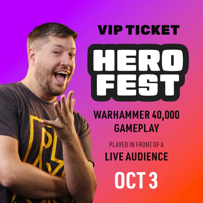 HERO FEST VIP TICKET - OCT 3
