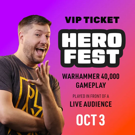 HERO FEST VIP TICKET - OCT 3