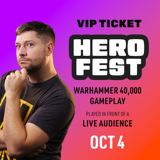 HERO FEST VIP TICKET - OCT 4