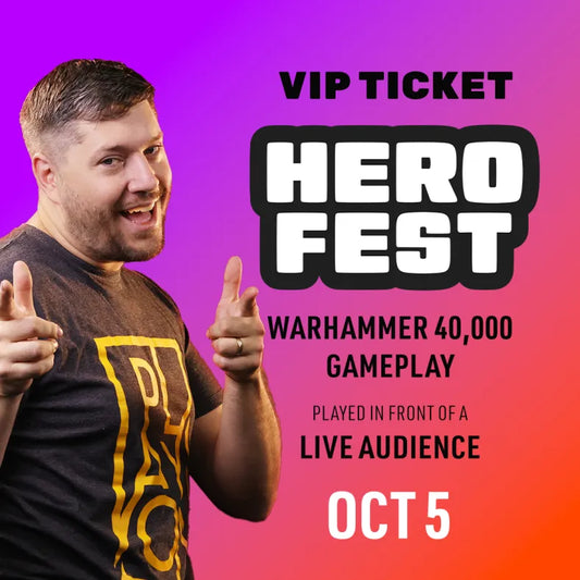 HERO FEST VIP TICKET - OCT 5